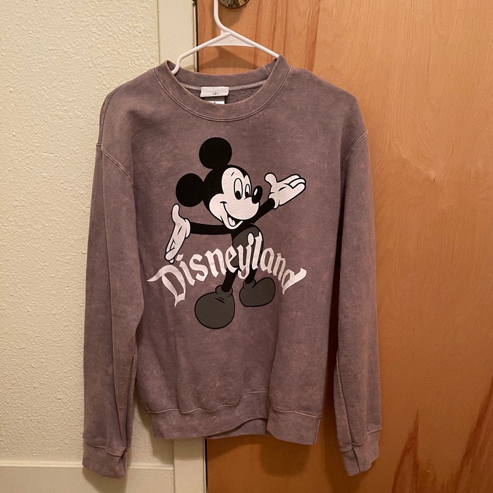 Disneyland Retro Mickey Sweatshirt Ash Brown